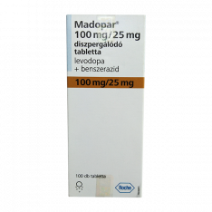 Мадопар быстродействующие табл. (диспергируемые) 125 (100мг 25мг) №100